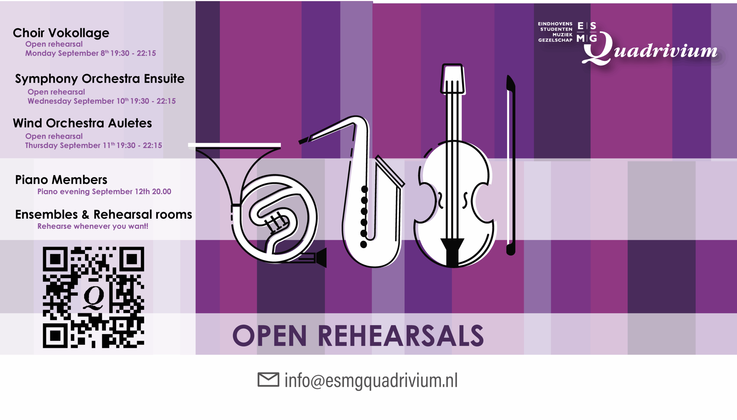 Open repetities en pianoavond